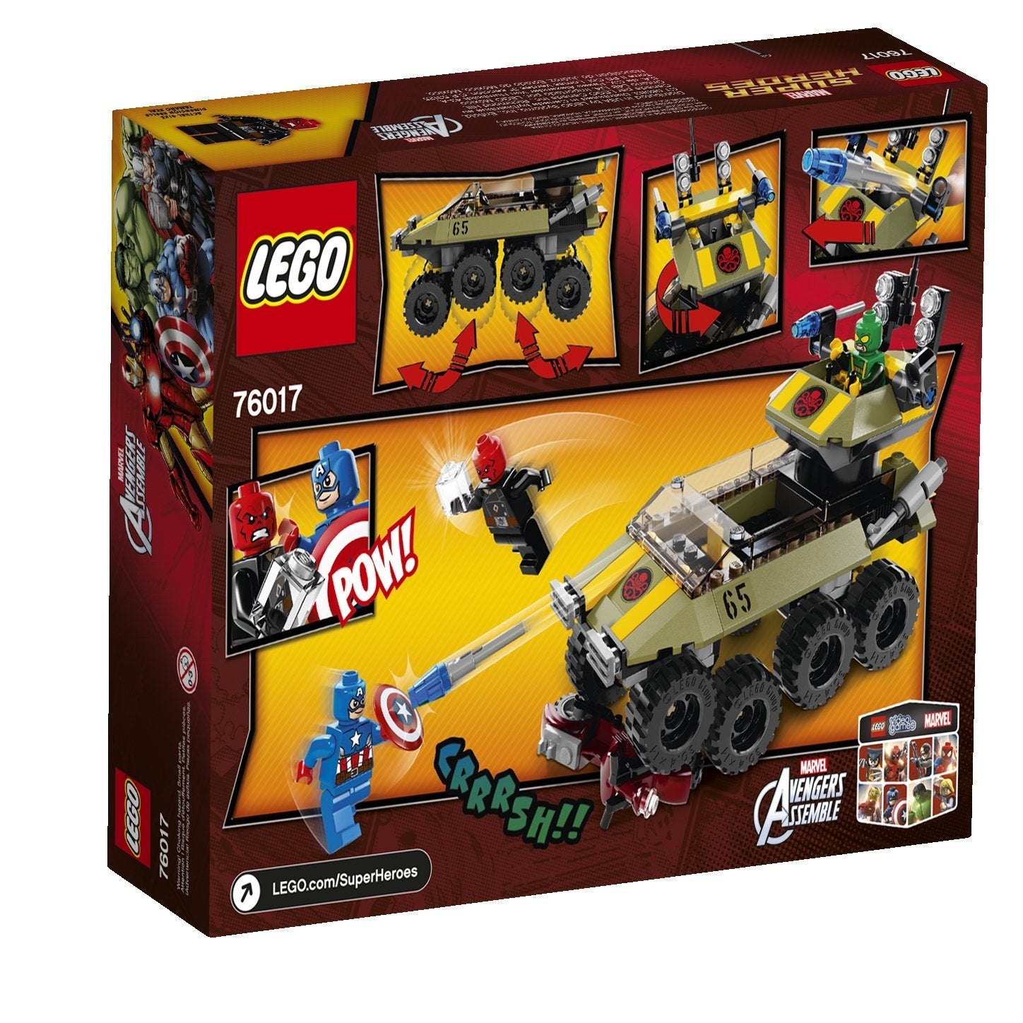 76017 Captain America vs. Hydra Bricknowlogy